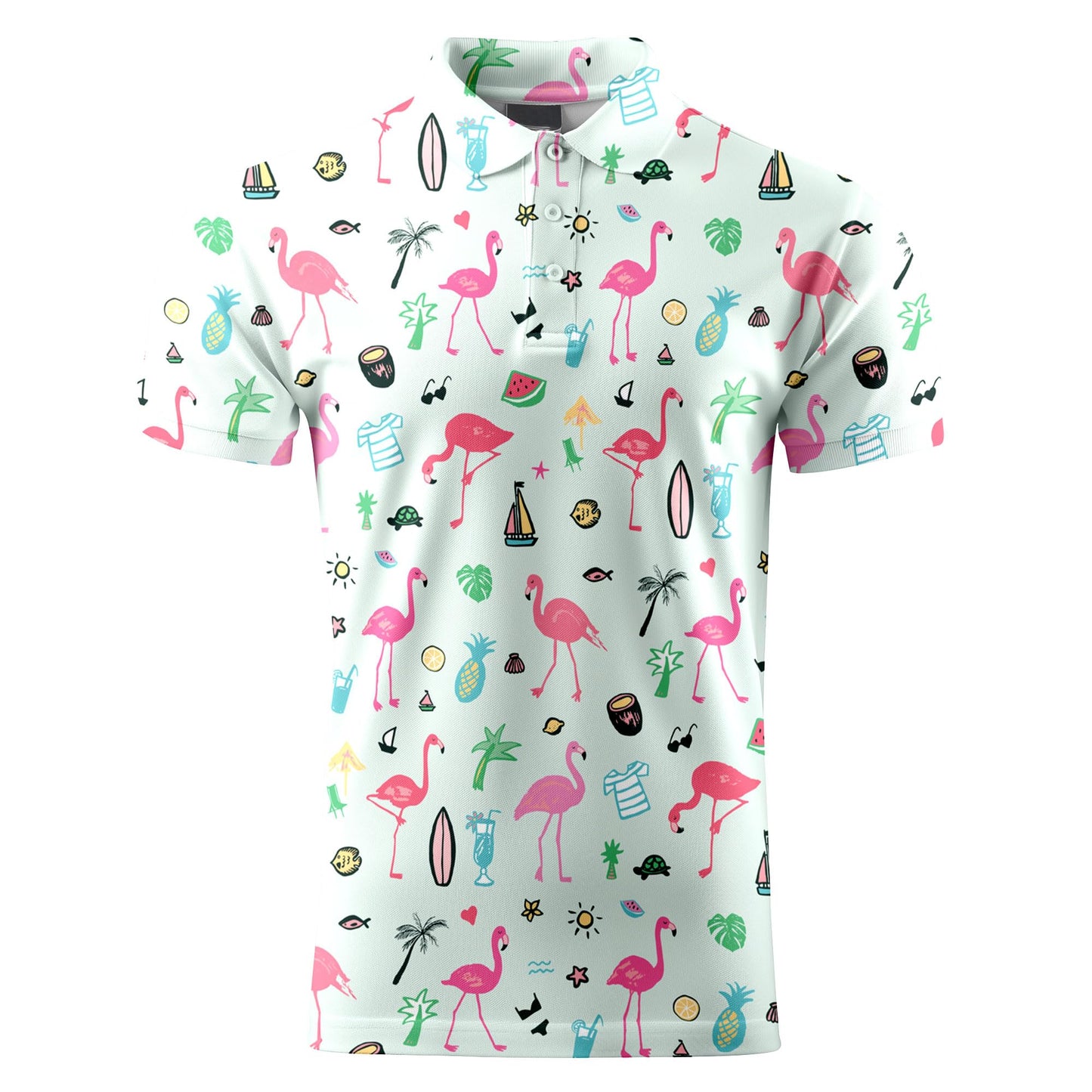Mens Hawaiian Shirts Short Sleeve Novelty Crazy Golf Shirts