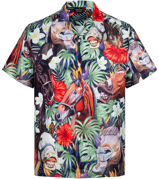 Mens Floral  Button Down Shirt
