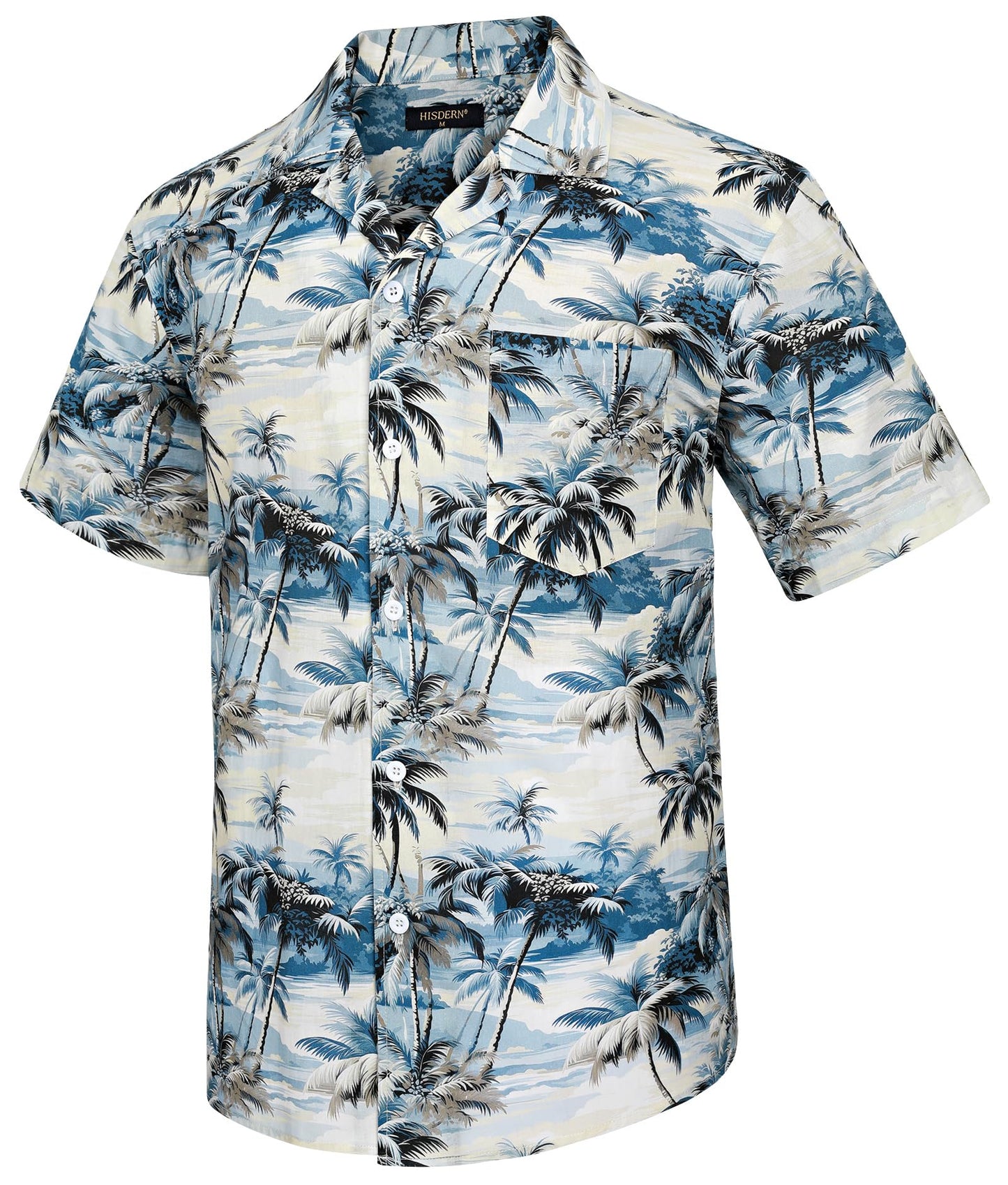 Mens Hawaiian Cotton Aloha Shirt